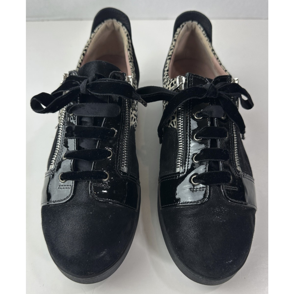 BeautiFeel Women's Lace Up Sneakers Animal Print Shoes Size 38 US 7 - 7.5 - Picture 3 of 12